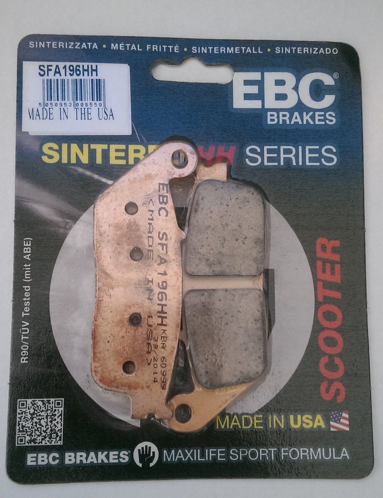 EBC Brakes Double-H Sintered Superbike Brake Pads Rear - SFA196HH EBC Brakes Double-H Sintered Superbike Brake Pads Rear - SFA196HH
